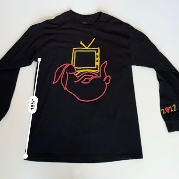 Harry Styles Love On Tour 2022 Bunny TV Puff Print Mens M - Picture 5 of 6